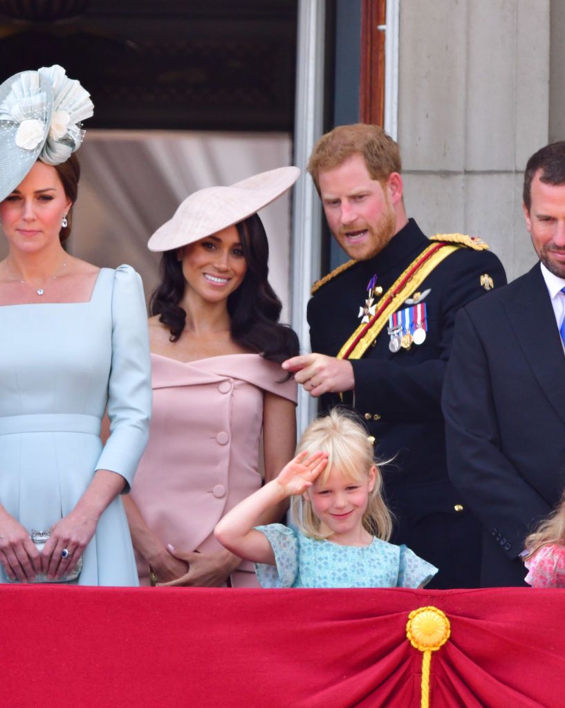 Meghan Markle and Prince Harry at Trooping the Colour 2018