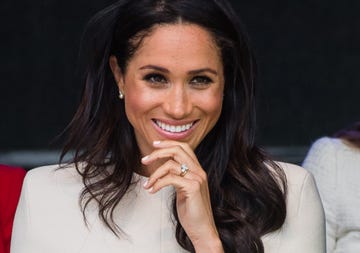 Meghan Markle's Cheshire Outfit Featured a Stunning Gift From The Queen