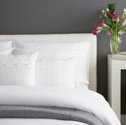 White, Bedding, Furniture, Bed sheet, Bed, Room, Bedroom, Pillow, Bed frame, Textile, White, Bedding, Furniture, Bed sheet, Bed, Room, Bedroom, Pillow, Bed frame, Textile,