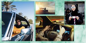 Mode of transport, Vehicle, Photography, Car, Travel, Collage, Vehicle door, Art, Photomontage, Family car, 