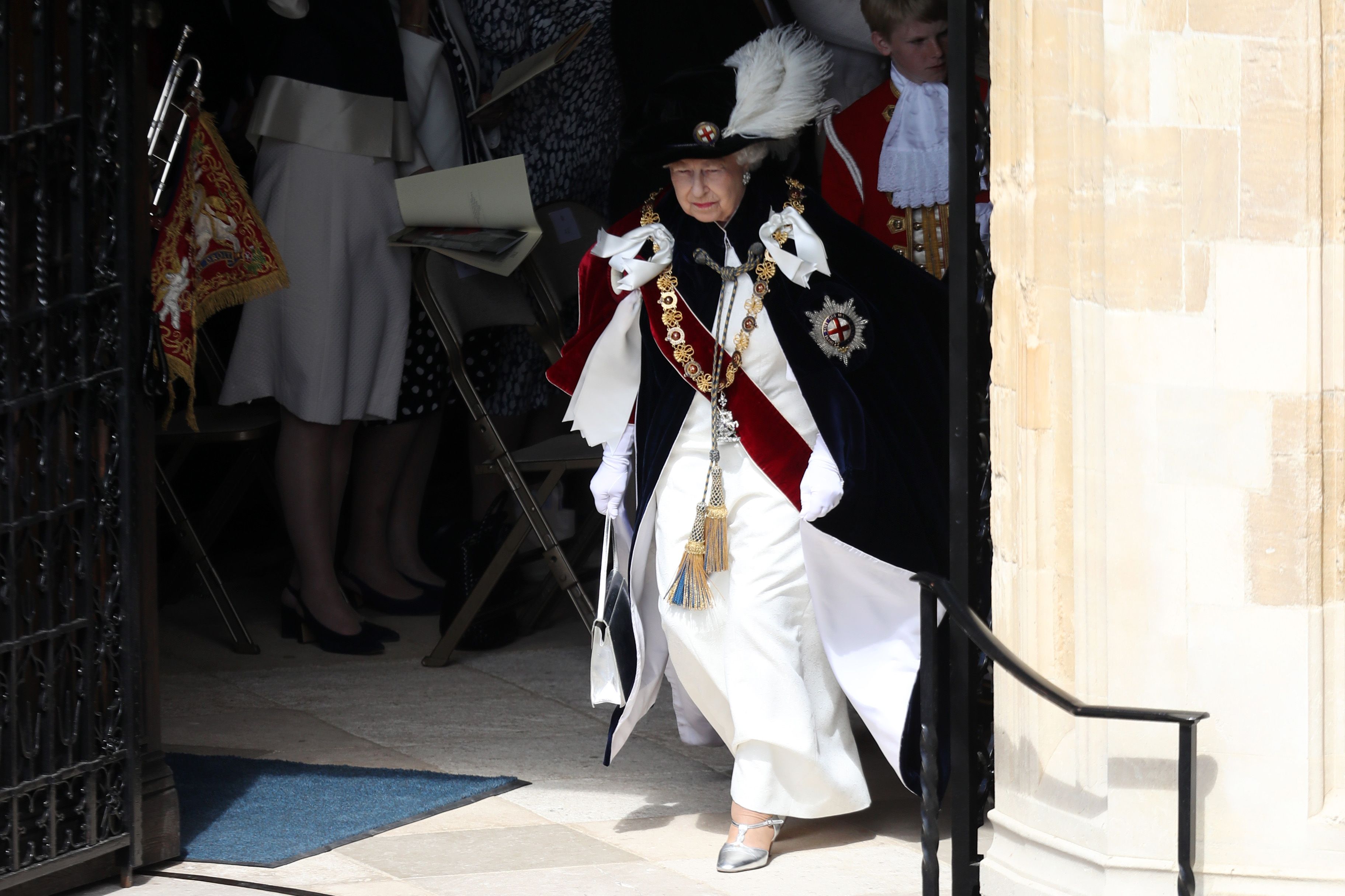 Queen Elizabeth, Prince William & More Royal Family Members at the Order of  the Garter Ceremony 2019