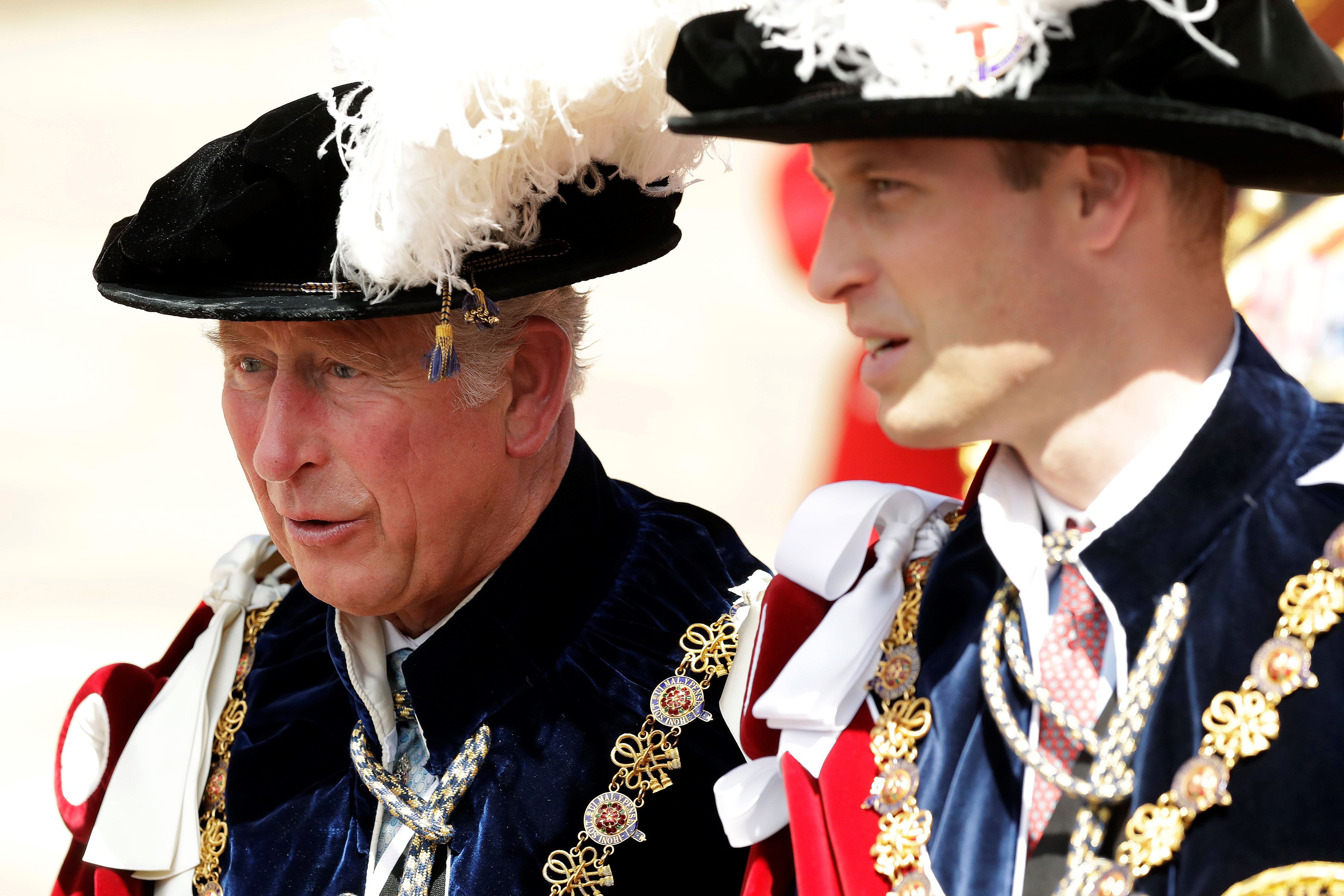 See Every Photo of Prince William and Queen Elizabeth at the Order of the Garter  Service This Morning