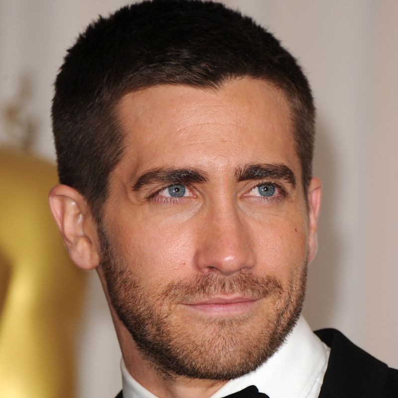 Jake Gyllenhaal with a buzz cut