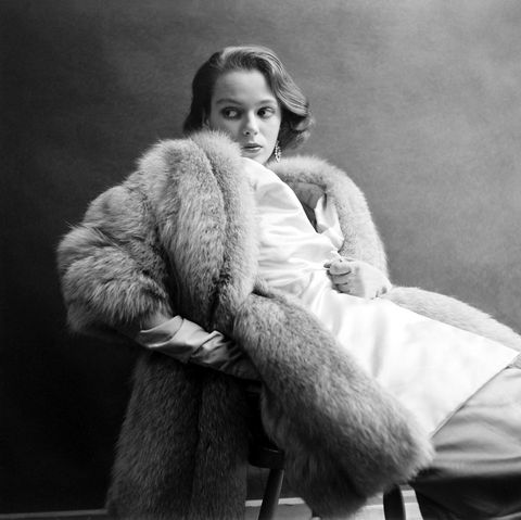 lady sitting in chair modeling long haired fox fur photo by gordon parksthe life picture collection via getty images
