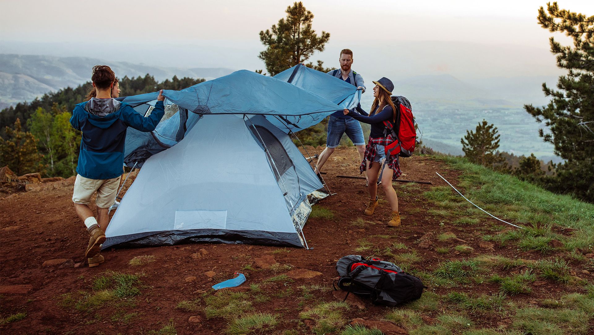 Home is where you pitch your tent