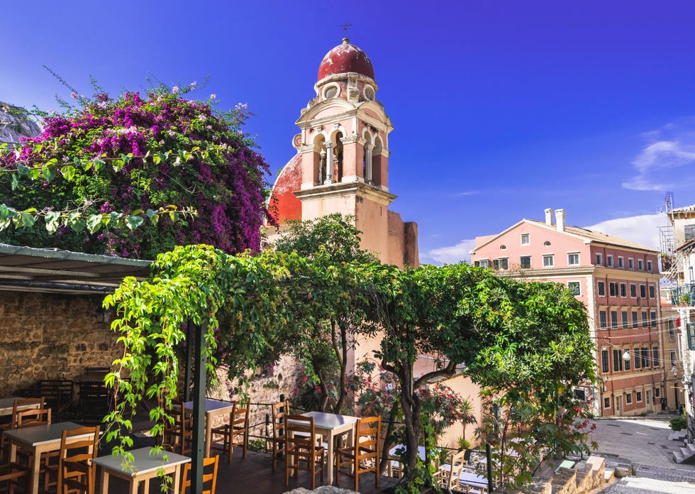 corfu town, greece