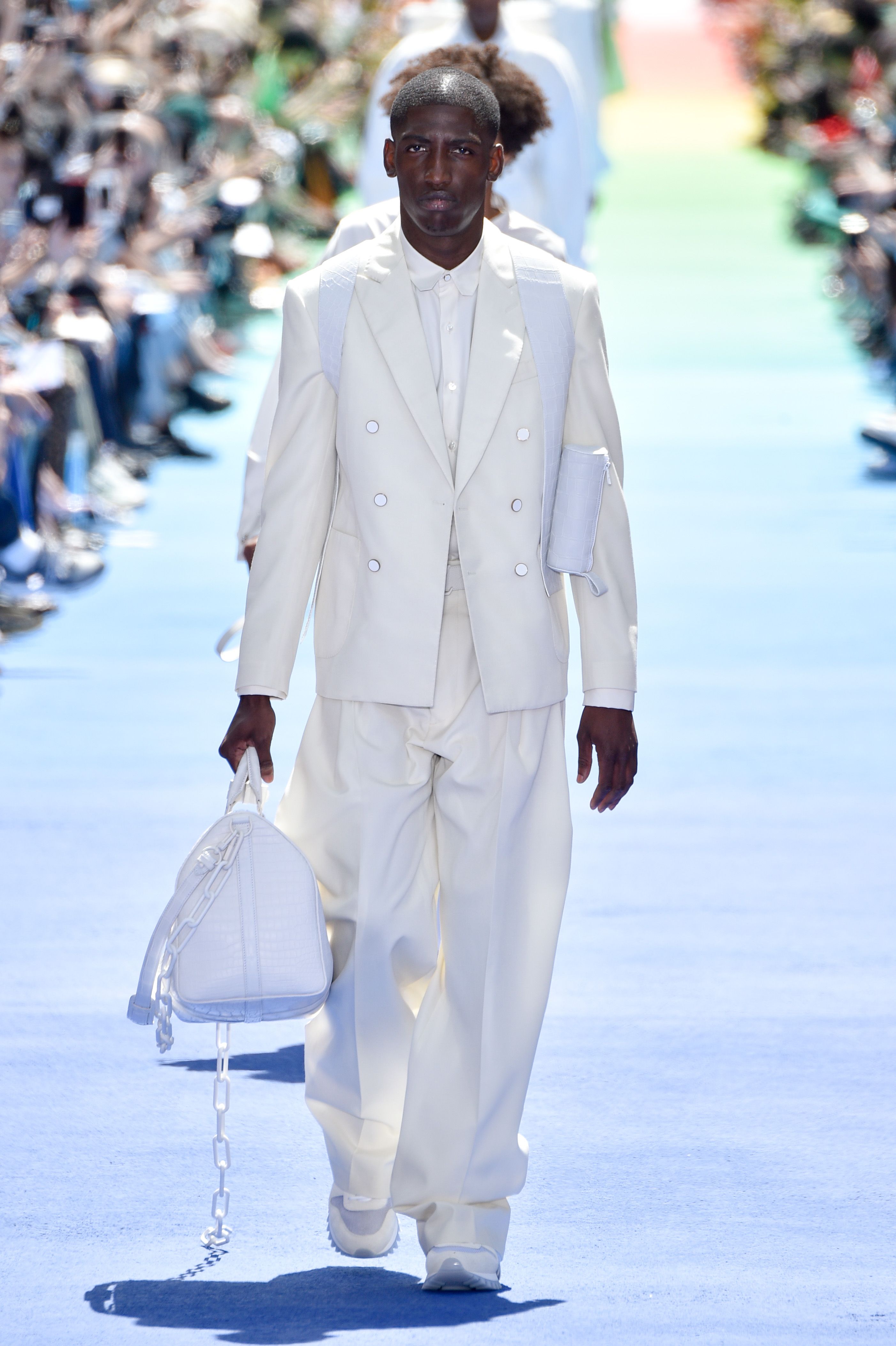 Virgil Abloh stages his first Louis Vuitton show in Paris – Louis