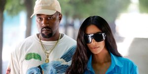 Kanye West, Kim Kardashian, glow in the dark Yeezy's