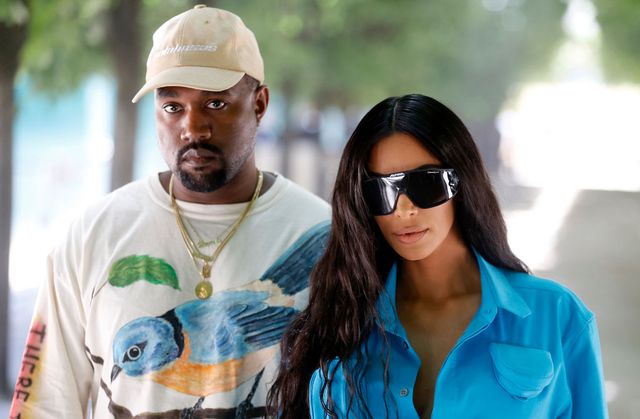 Kanye West, Kim Kardashian, glow in the dark Yeezy's