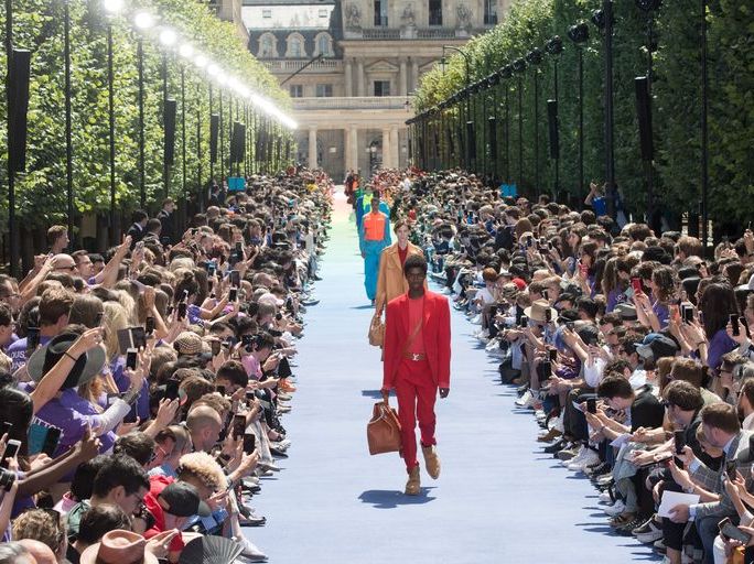 Pop-up potential draws a crowd hoping for Louis Vuitton streetwear