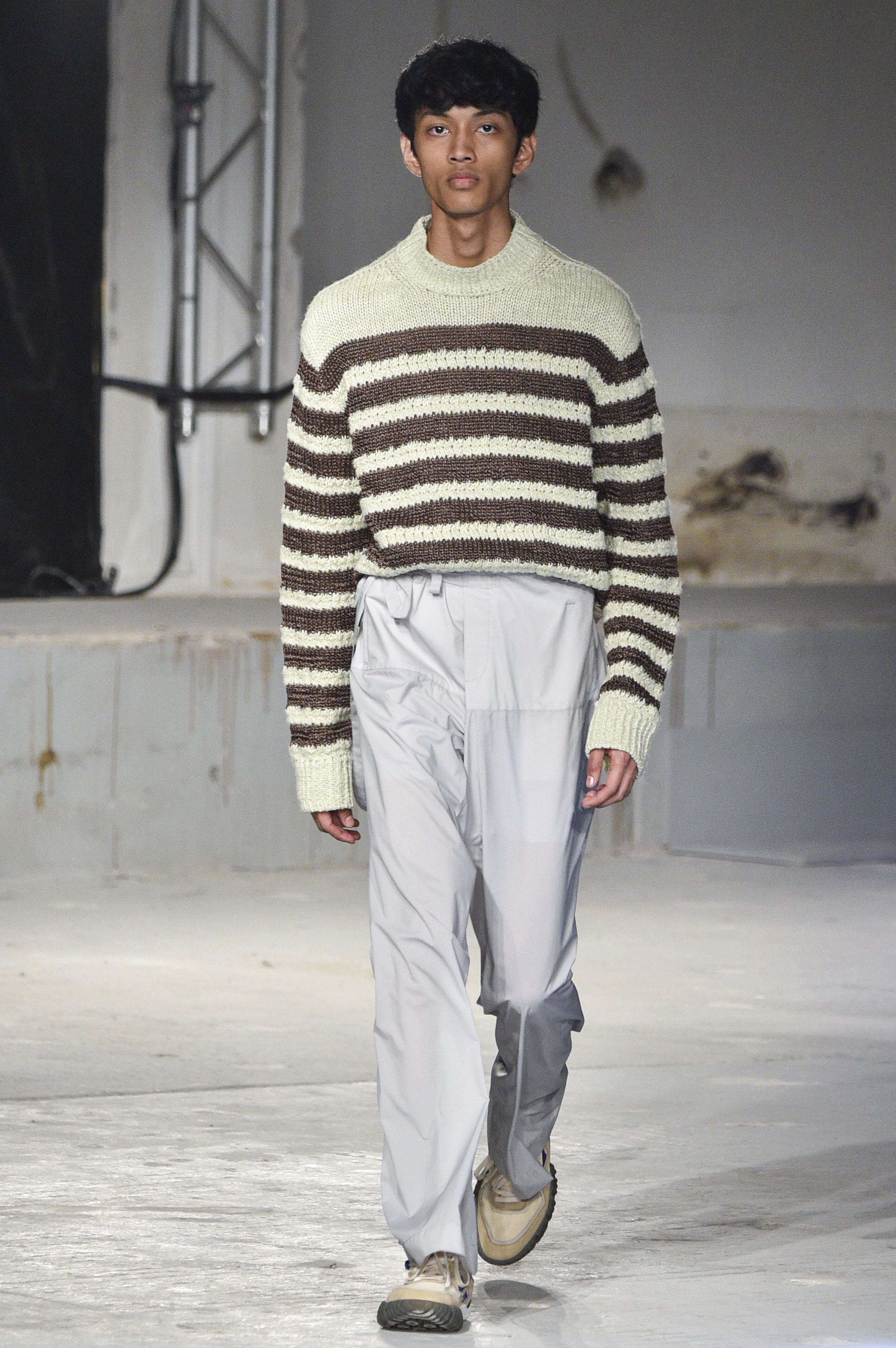 A model walks the runway during the Acne Studio Menswear News Photo -  Getty Images