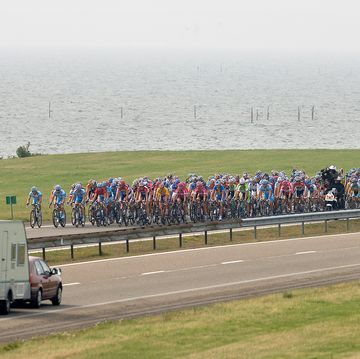 Bicycling Afsluitdijk Afsluitrit