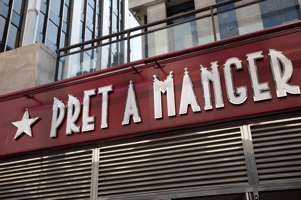 Sign For Sandwich Brand Pret A Manger
