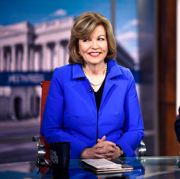meet the press    pictured l r  susan page, washington bureau chief, usa today, and eugene robinson, columnist, the washington post, appear on meet the press in washington, dc, sunday, july 8, 2018 photo by william b plowmannbcnbc newswirenbcuniversal via getty images