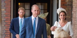 Prince William at Prince Louis' Christening 