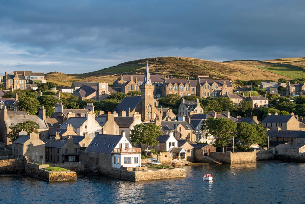 stromness village in the orkney islands