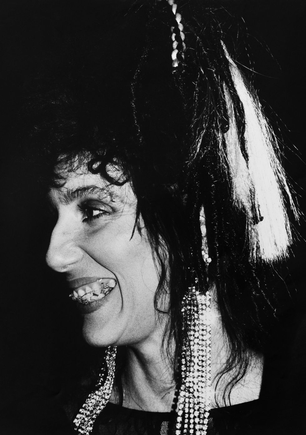 singer cher attends the bafta awards, london, march 25th 1984 photo by dave hogangetty images