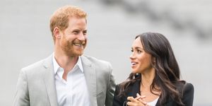 dublin, ireland july 11 prince harry, duke of sussex and meghan, duchess of sussex visit croke park, home of irelands largest sporting organisation, the gaelic athletic association on july 11, 2018 in dublin, ireland photo by samir husseinsamir husseinwireimage