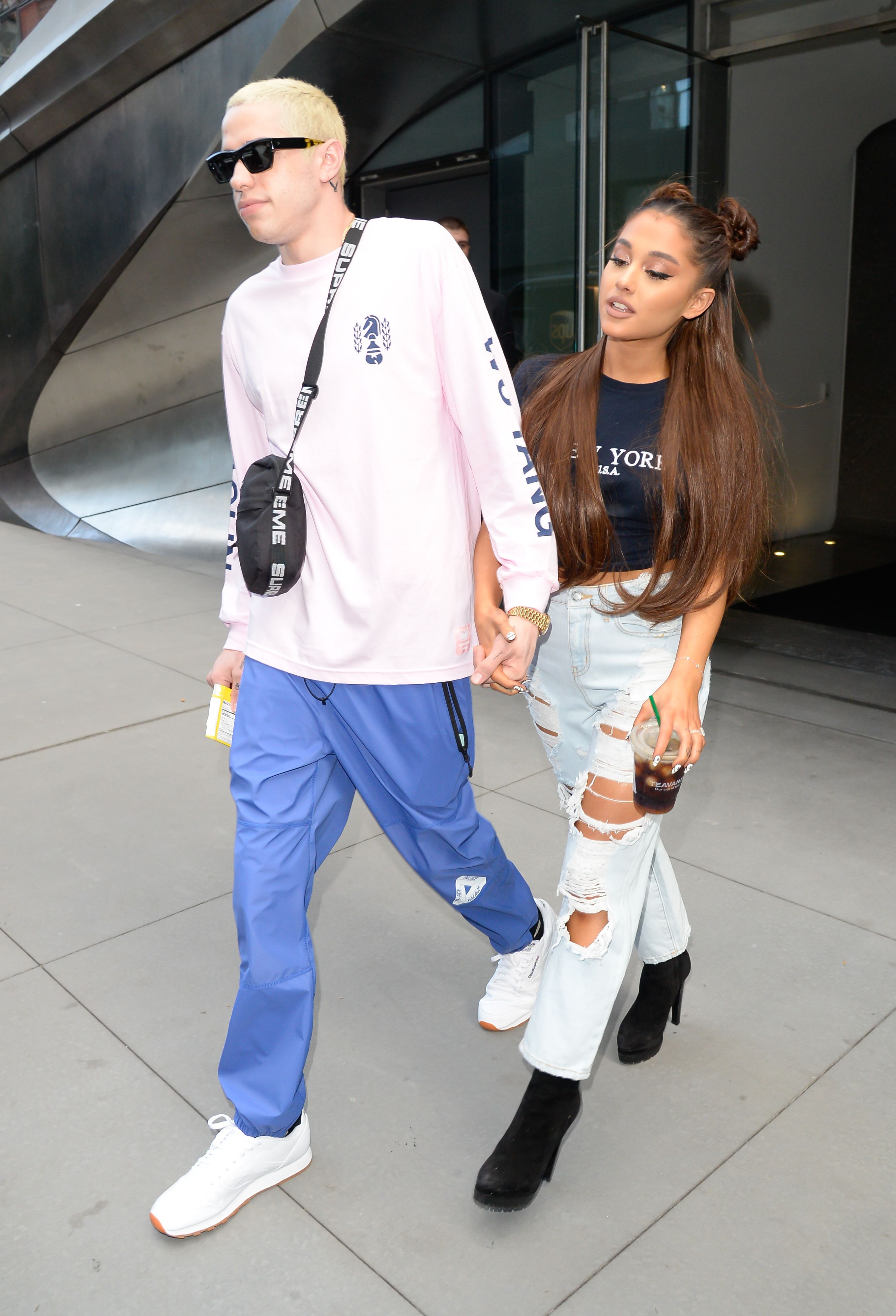 Ariana Grande gives Pete Davidson her £76,000 engagement ring back but is  keeping their pet pig - Mirror Online
