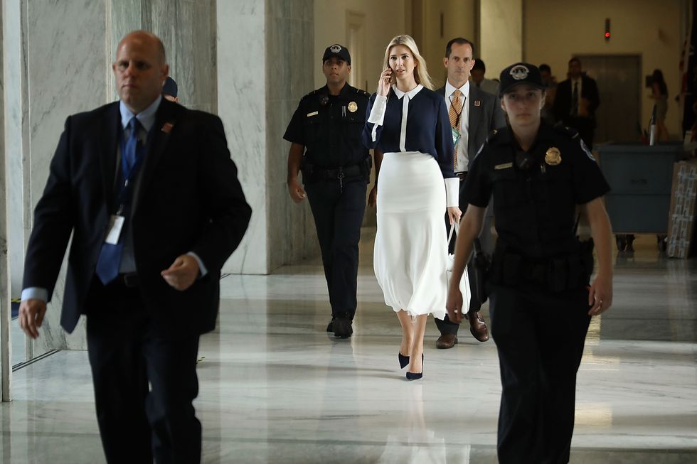 Ivanka Trump Arrives On Capitol Hill
