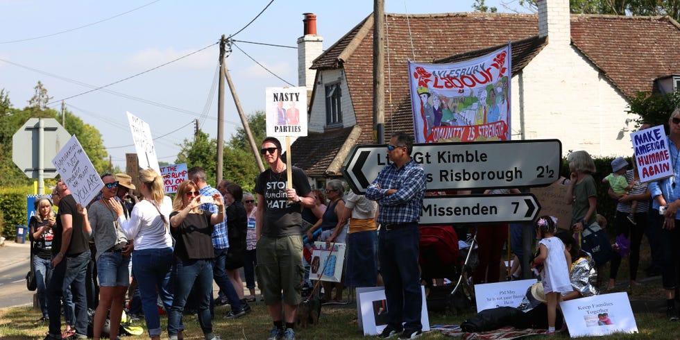 Thousands protest Donald Trump's UK visit: in pictures