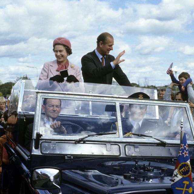 The Queen and Prince Philip in New Zealand in 1981.