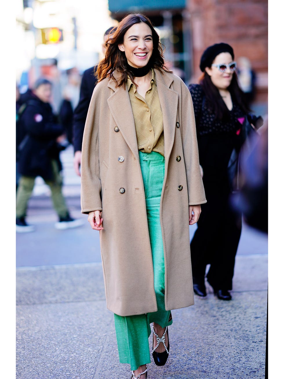 new york, new york   february 03 alexa chung at build studios on february 03, 2020 in new york city photo by gothamgc images