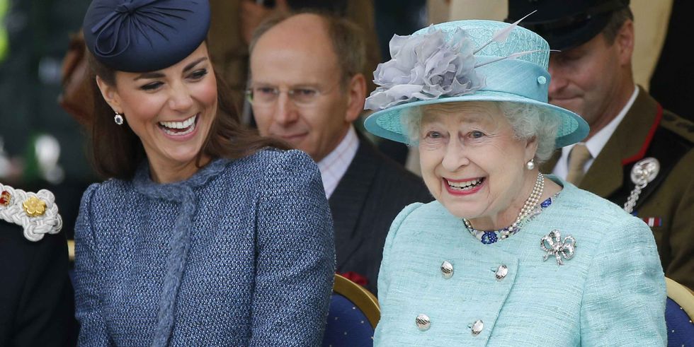 Queen Elizabeth II and The Duke And Duchess Of Cambridge Visit The East Midlands