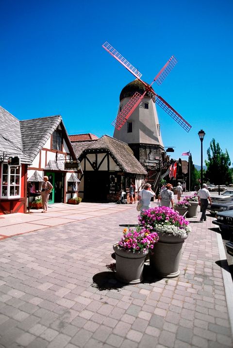Windmill, Town, Sky, Building, Mill, Tourism, House, Vacation, Architecture, Photography, 