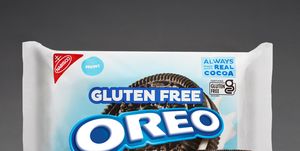 gluten free oreo cookies in white packaging