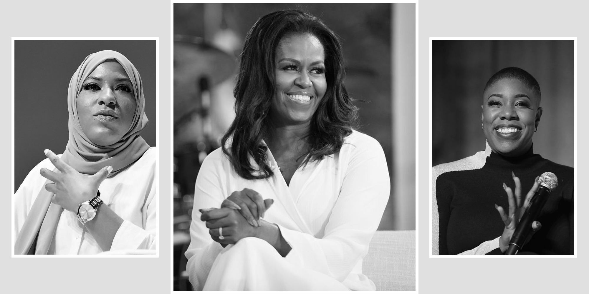 black and white portraits of famous women