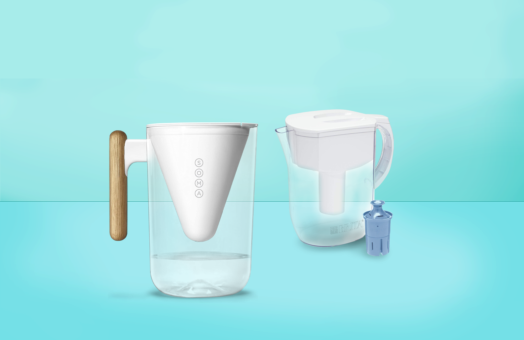 Brita filter pitchers and water bottles are cheap at  today