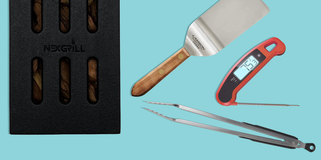 Martha Stewart 9-Piece Stainless Steel Prep & Serve Kitchen Gadget and Tool  Set - Dishwasher Safe
