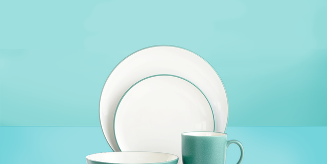 Ceramic Dinner Plates Set of 6, 10 inch Dish Set - Microwave, Oven, and Dishwasher Safe, Scratch Resistant, Modern Rustic Dinnerware- Kitchen Porcelai