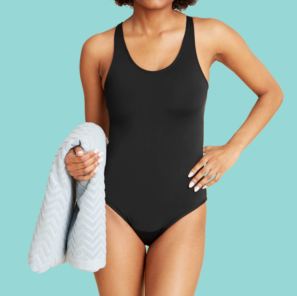 feitycom Period Swimwear - Menstrual Swimsuit - One Piece