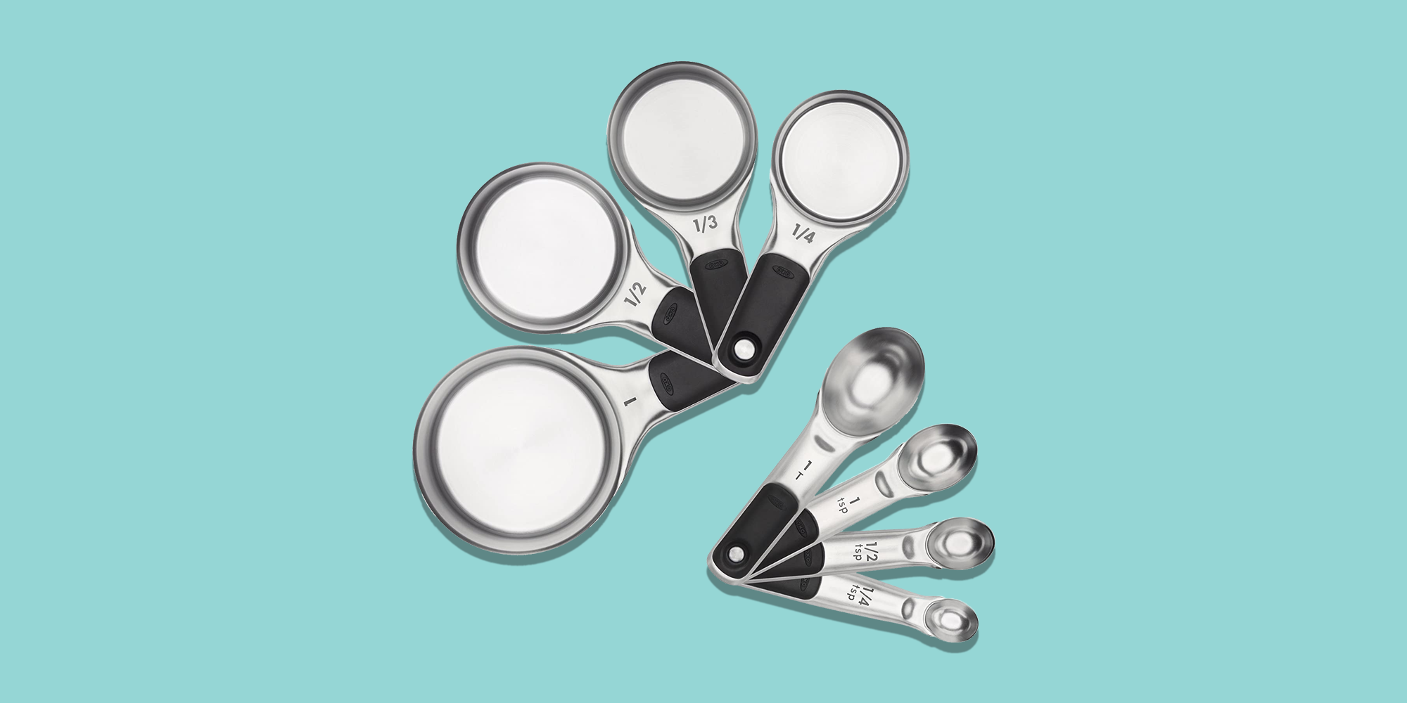 Stainless Steel Magnetic Measuring Spoons Dual Sided For - Temu