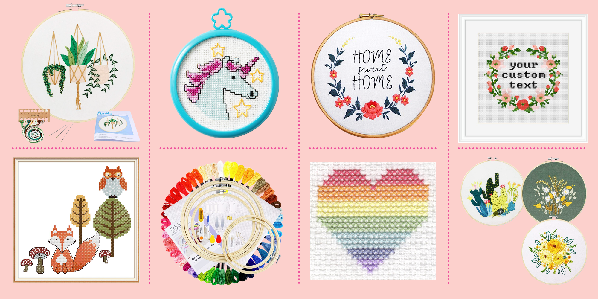10 Cross Stitch Kits for Beginners - Best Cross Stitch Kits on  and