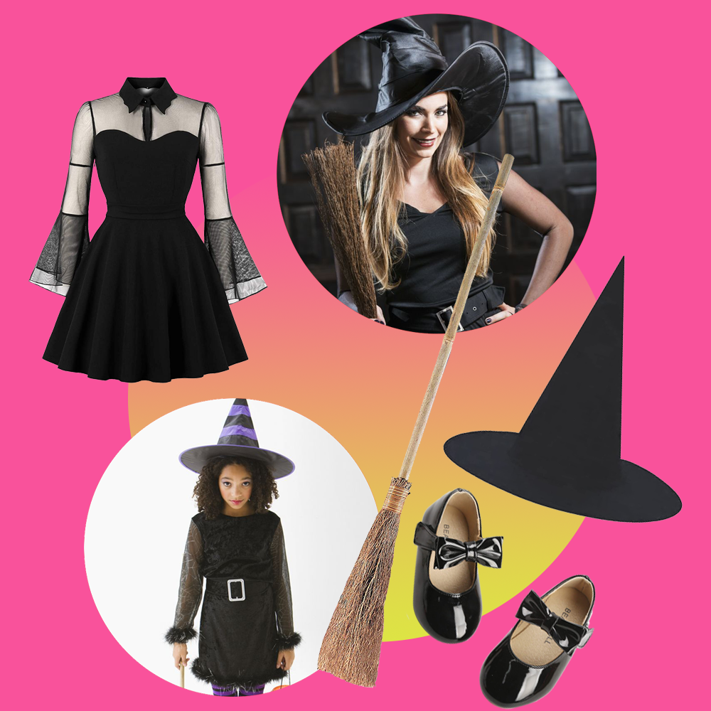 24 Easy DIY Witch Costumes 2022 - Best Witch Halloween Costumes