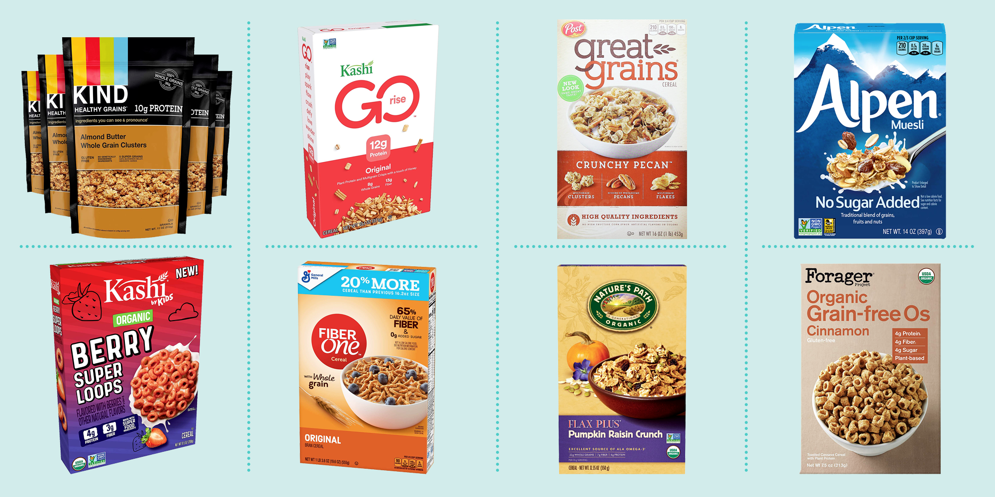 healthy whole grain cereals