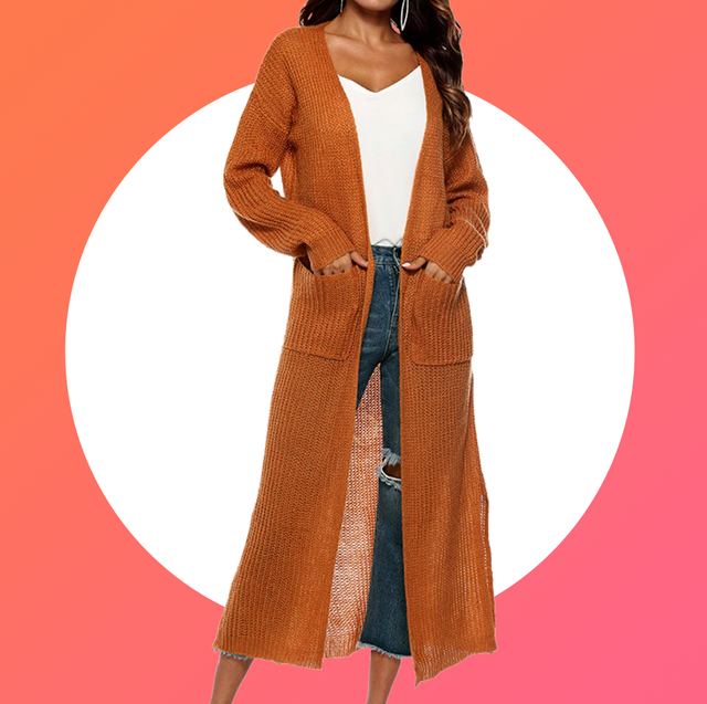 Womens Cardigan Sweaters Long Cardigan Ribbed Knit Cardigan Oversized Cute  Sweaters Fall Winter Outfits Outwear Coats