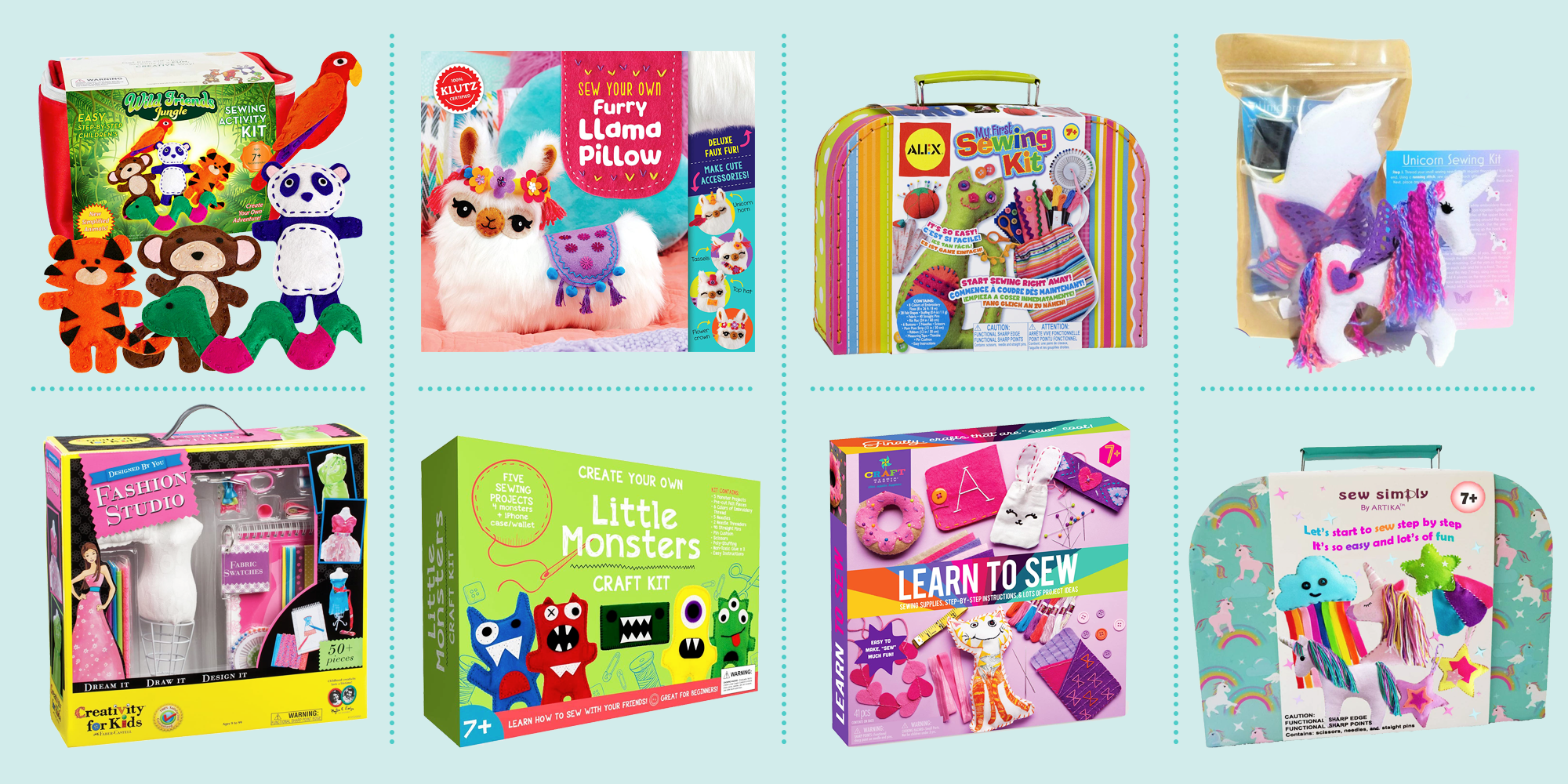 Great Choice Products Sewing Kit For Kids, Fun And Educational
