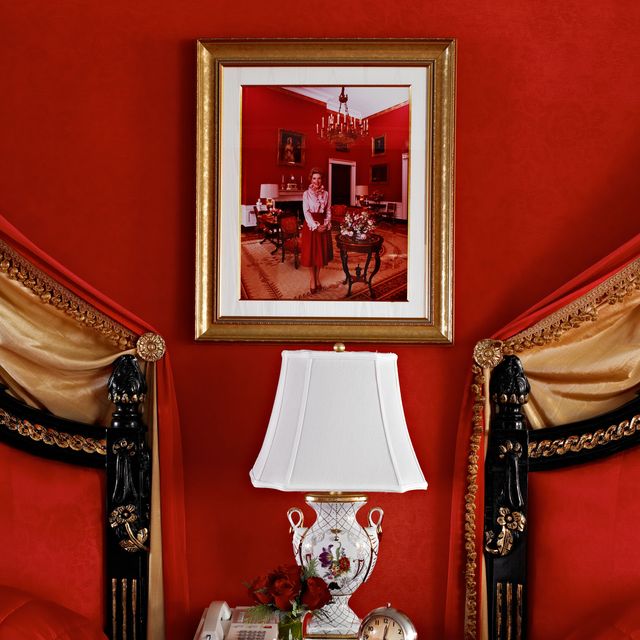 Red, Room, Furniture, Interior design, Table, Classic, Living room, Still life photography, Antique, Nightstand, 