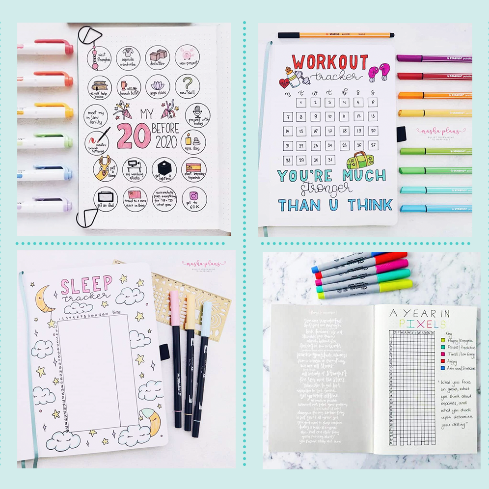 Creative Bullet Journal Page Ideas