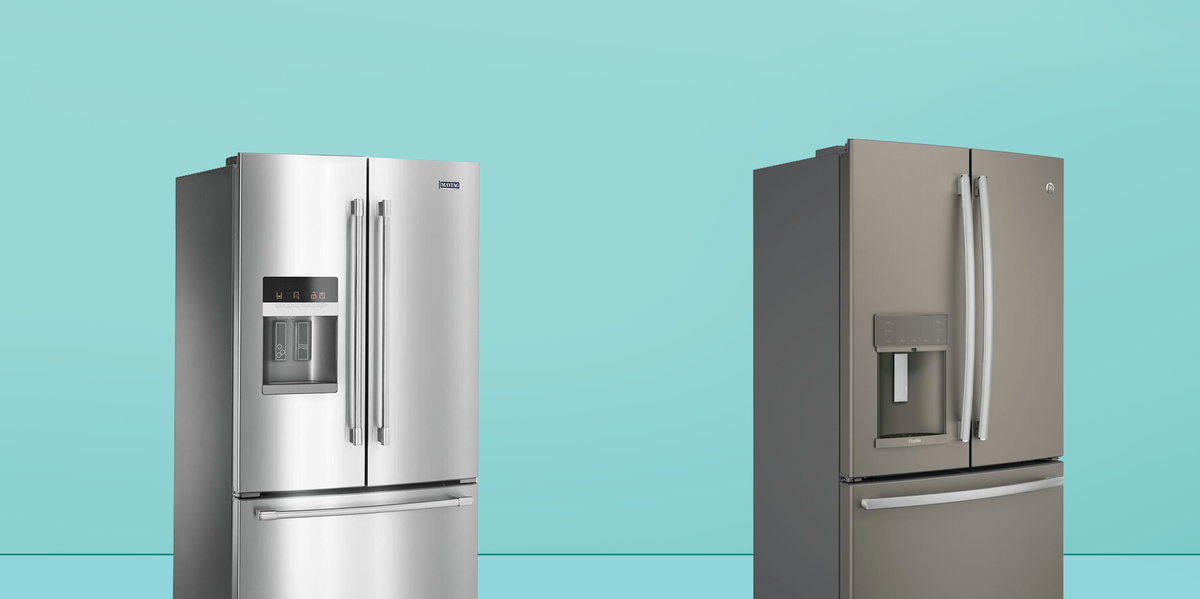 Full-size top mount refrigerator-freezer in stainless steel look 
