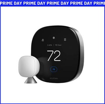 smart thermostat and air quality monitoring app on a smartphone smart thermostat and air quality monitoring app on a smartphone