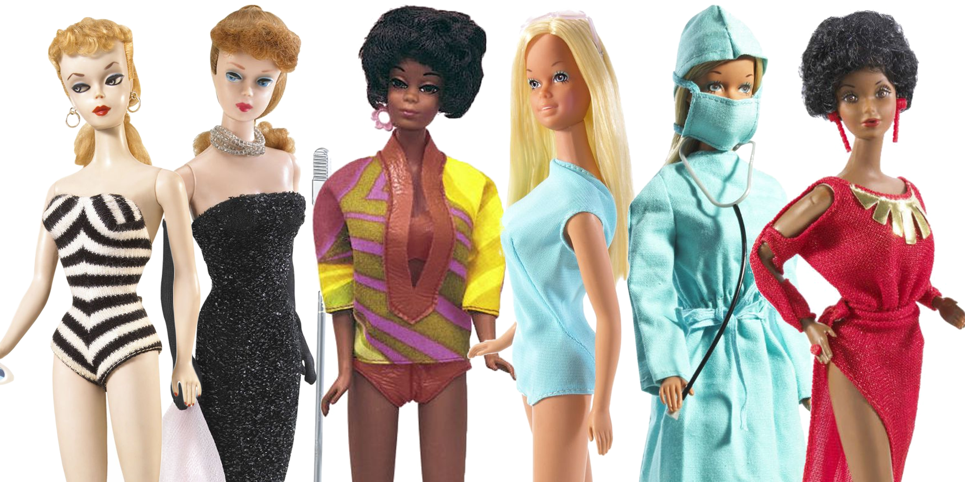 evolution of barbie timeline