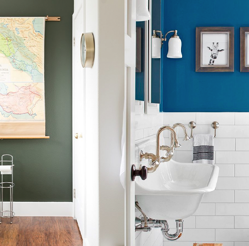 5 Sophisticated and Serene Blue Paint Colors - Setting For Four