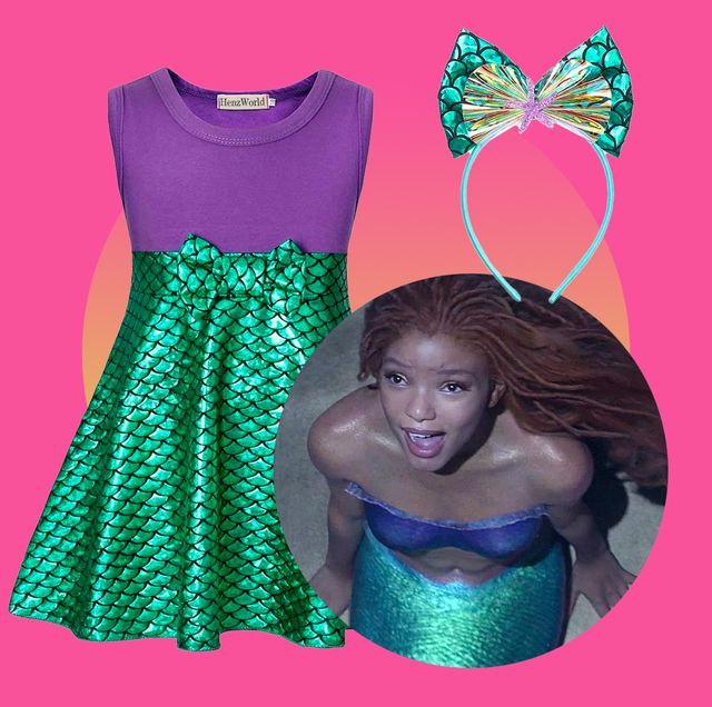 Magical Halloween Costumes inspired by Ariel and King Triton