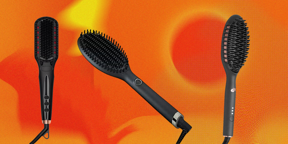 Hair straightener brush reviews india best sale