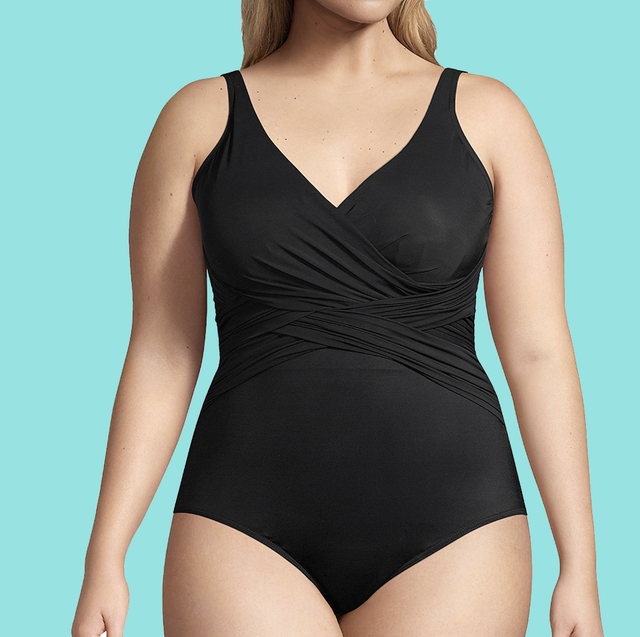 Lands' End Women's Petite Chlorine Resistant Square Neck Underwire Tankini  Swimsuit Top Adjustable Straps